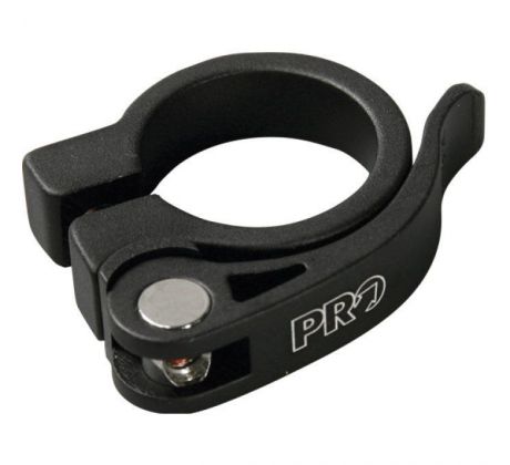 Podsedlová objímka PRO s QR čierna 31,8mm