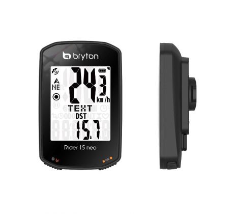 GPS cyklopočítač Bryton Rider 15 Neo E