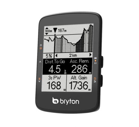 GPS cyklopočítač Bryton Rider 460 E