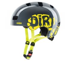 Prilba UVEX kid 3 dirtbike grey-lime 51-55cm