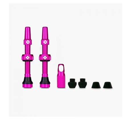 Bezdušové ventilky Muc-Off Tubeless Valves 44mm Pink