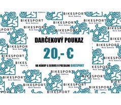 Darčeková poukážka 20 EUR