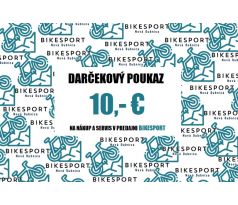 Darčeková poukážka 10 EUR