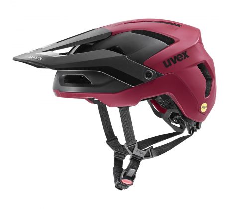 Prilba Uvex renegade MIPS ruby red-black matt (57-61 cm)