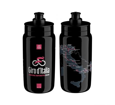 Fľaša Elite FLY 550 Giro D´Italia 2025 čierna