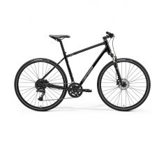 Merida CROSSWAY 300 lesklý čierny(strieborný) 2025