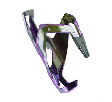 Košík Elite CUSTOM RACE PLUS zeleno/fialový lesklý