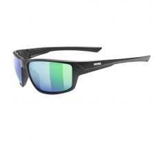 Okuliare UVEX sportstyle 230 black matt/mirror green