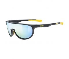 Detské okuliare UVEX sportstyle 515 black matt/yellow