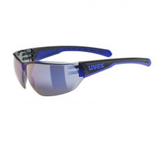 Okuliare Uvex equate black-blue matt/ mirror blue s3