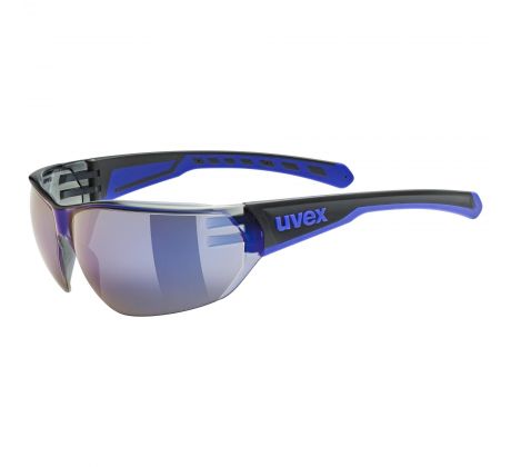 Okuliare Uvex equate black-blue matt/ mirror blue s3